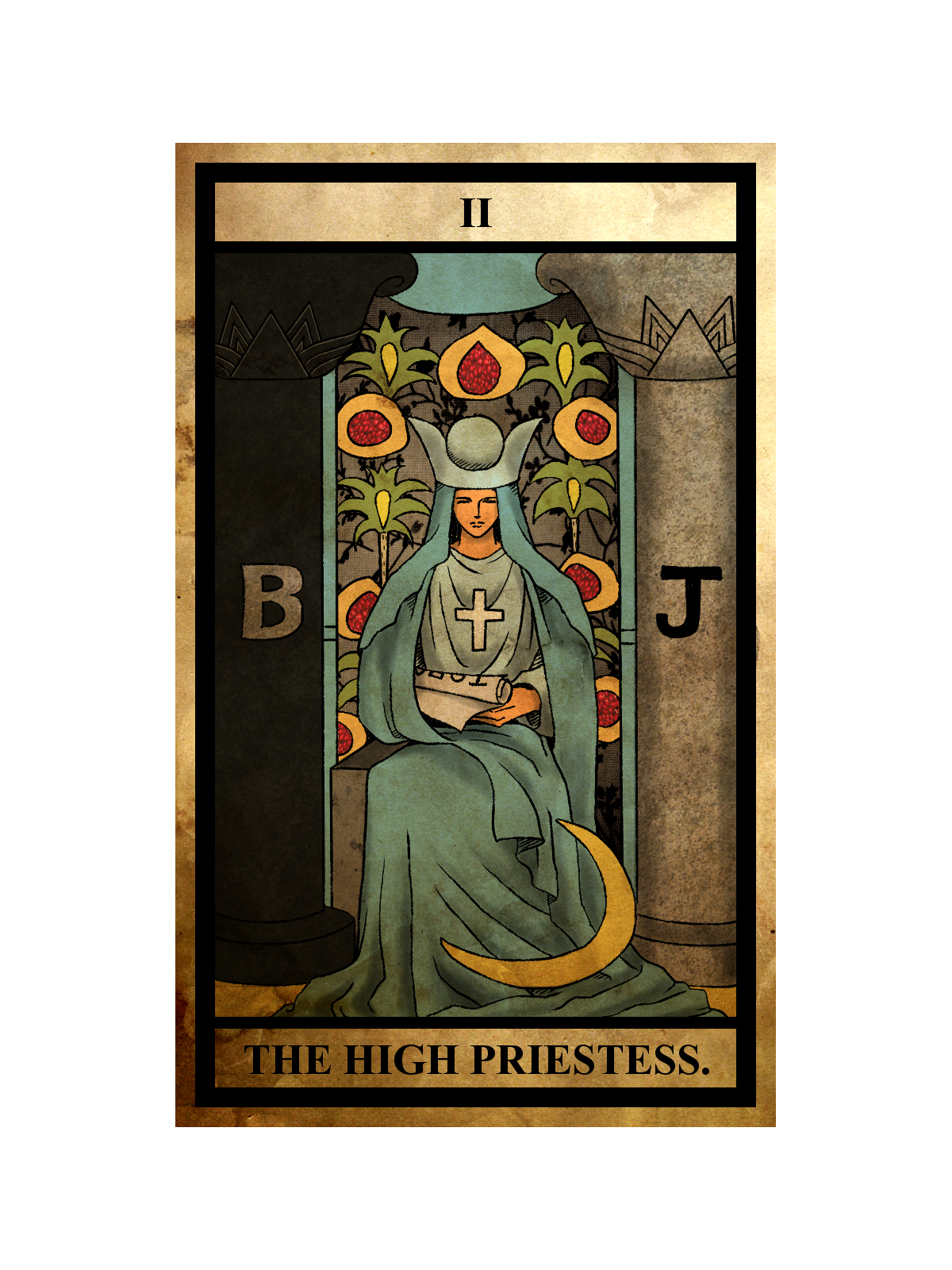 カードナンバー2の「女教皇」